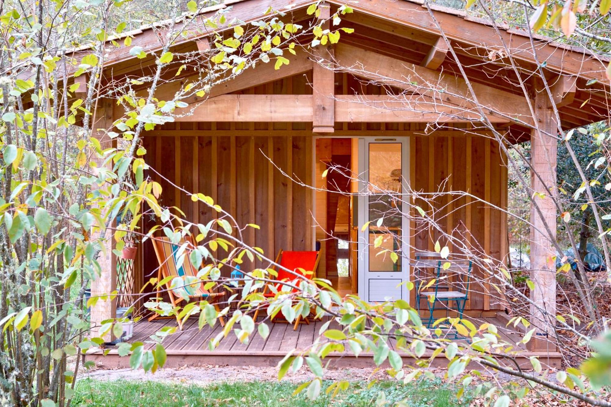 Cabane Au Milieu Des Pins - Domaine Temali Labouheyre Exteriör bild